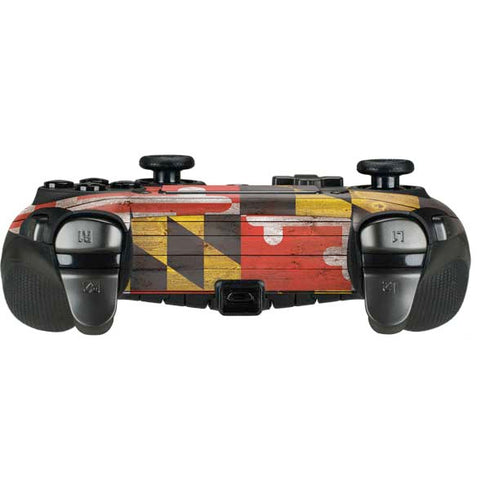 Maryland Flag Dark Wood PlayStation Scuf Vantage 2 Controller Skin