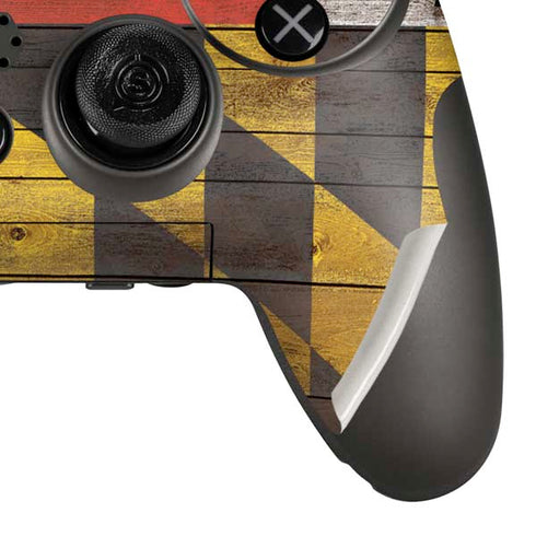 Maryland Flag Dark Wood PlayStation Scuf Vantage 2 Controller Skin