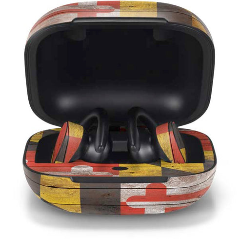Maryland Flag Dark Wood PowerBeats Pro Skin
