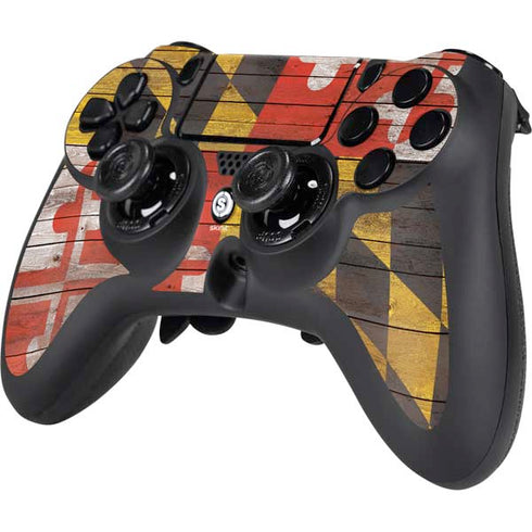 Maryland Flag Dark Wood PS4/PC SCUF Impact Controller Skin