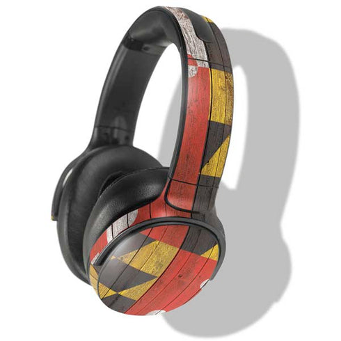 Maryland Flag Dark Wood Skullcandy Venue Skin