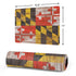 Maryland Flag Dark Wood Gaming Mouse Pad