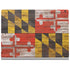 Maryland Flag Dark Wood Surface Book 2 13.5in Skin