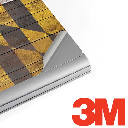 Maryland Flag Dark Wood Surface Book 2 13.5in Skin