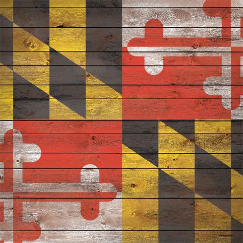 Maryland Flag Dark Wood Surface Book 2 15in Skin