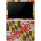Maryland Flag Dark Wood Surface Go Skin