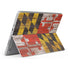 Maryland Flag Dark Wood Surface Go Skin