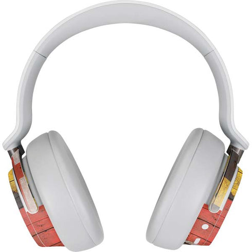 Maryland Flag Dark Wood Surface Headphones Skin