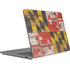 Maryland Flag Dark Wood Surface Laptop Studio Skin