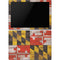 Maryland Flag Dark Wood Surface Pro 6 Skin