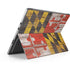 Maryland Flag Dark Wood Surface Pro 9 Skin