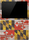 Maryland Flag Dark Wood Surface Pro (2017) Skin