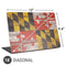 Maryland Flag Dark Wood Universal Laptop 16in (13 x 9.4in) Skin