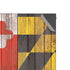 Maryland Flag Dark Wood Xbox Series X Console Skin