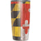 Maryland Flag Dark Wood Yeti 20oz Tumbler Skin