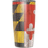 Maryland Flag Dark Wood Yeti 20oz Tumbler Skin