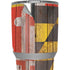 Maryland Flag Dark Wood Yeti 30oz Rambler Tumbler Skin