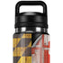 Maryland Flag Dark Wood YETI Rambler 26oz Bottle Skin