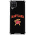 University of Maryland Collegiate Text Galaxy A12 Clear Case