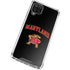 University of Maryland Collegiate Text Galaxy A12 Clear Case