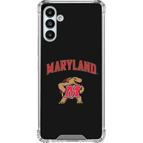 University of Maryland Collegiate Text Galaxy A13 5G Clear Case