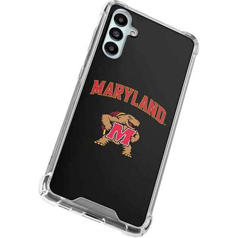 University of Maryland Collegiate Text Galaxy A15 5G Clear Case