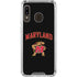 University of Maryland Collegiate Text Galaxy A30 Clear Case