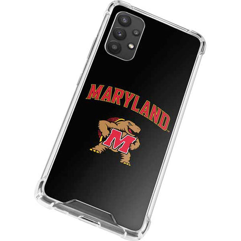 University of Maryland Collegiate Text Galaxy A32 5G Clear Case