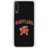 University of Maryland Collegiate Text Galaxy A50 Clear Case