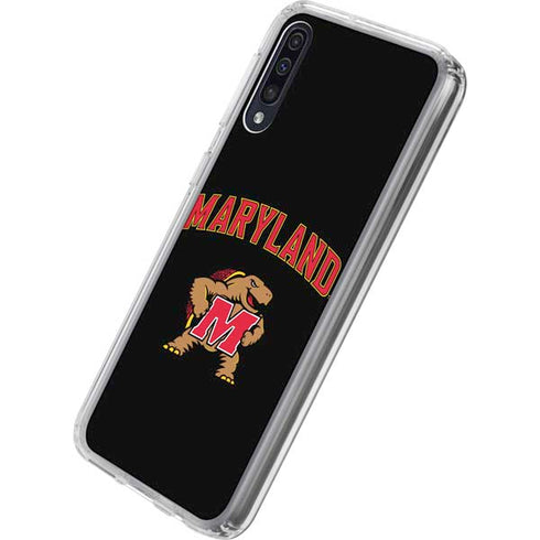 University of Maryland Collegiate Text Galaxy A50 Clear Case