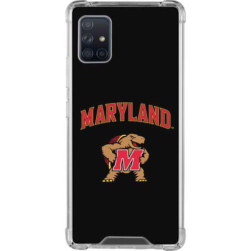 University of Maryland Collegiate Text Galaxy A51 5G Clear Case