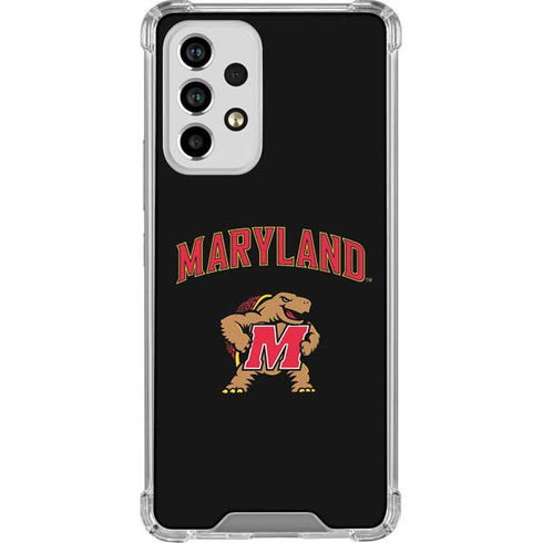 University of Maryland Collegiate Text Galaxy A53 5G Clear Case