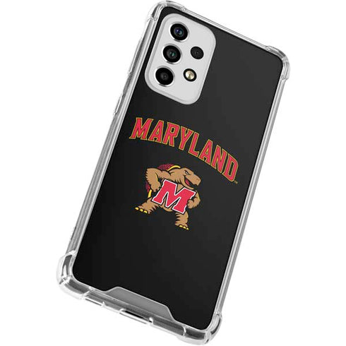 University of Maryland Collegiate Text Galaxy A53 5G Clear Case