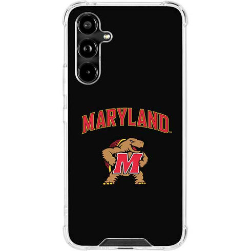 University of Maryland Collegiate Text Galaxy A54 5G Clear Case