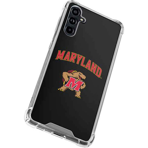 University of Maryland Collegiate Text Galaxy A54 5G Clear Case