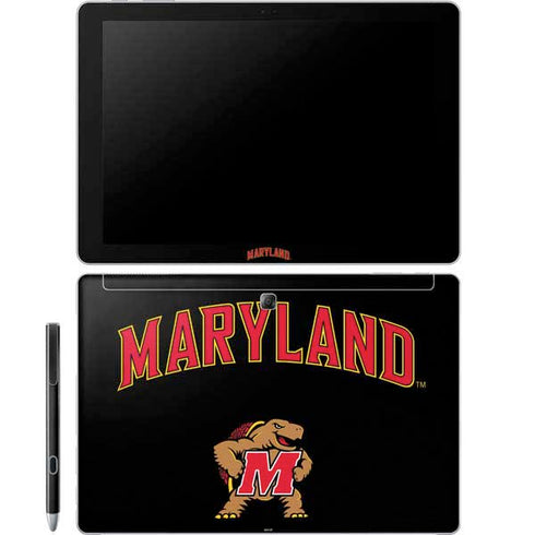 University of Maryland Collegiate Text Galaxy Book 12in Skin