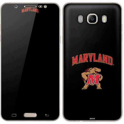 University of Maryland Collegiate Text Galaxy J7 Skin