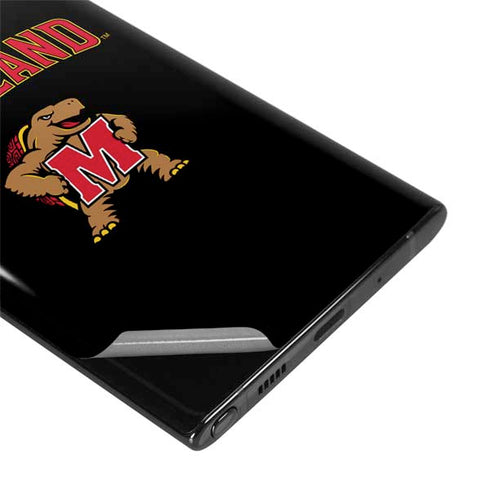 University of Maryland Collegiate Text Galaxy Note 10 Plus Skin