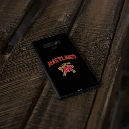 University of Maryland Collegiate Text Galaxy Note 9 Skin