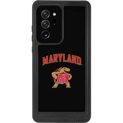 University of Maryland Collegiate Text Galaxy Note20 Ultra 5G Waterproof Case