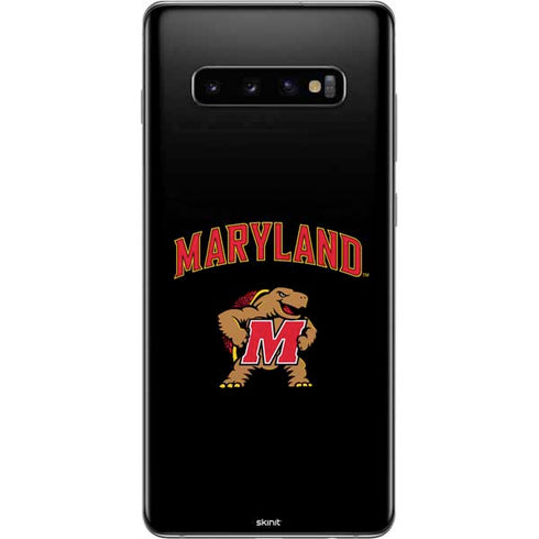 University of Maryland Collegiate Text Galaxy S10 Plus Skin