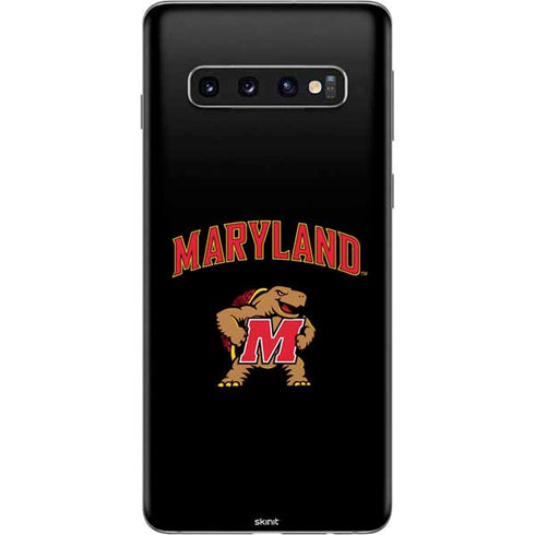 University of Maryland Collegiate Text Galaxy S10 Skin