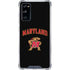 University of Maryland Collegiate Text Galaxy S20 FE Clear Case