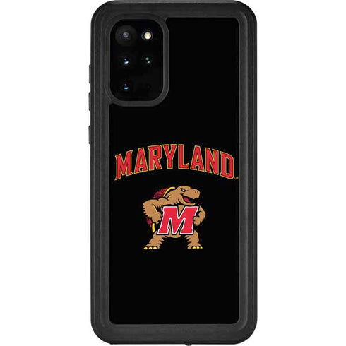 University of Maryland Collegiate Text Galaxy S20 Plus Waterproof Case