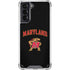 University of Maryland Collegiate Text Galaxy S21 5G Clear Case