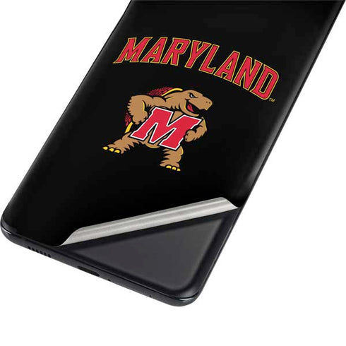 University of Maryland Collegiate Text Galaxy S21 5G Skin