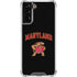 University of Maryland Collegiate Text Galaxy S21 FE Clear Case