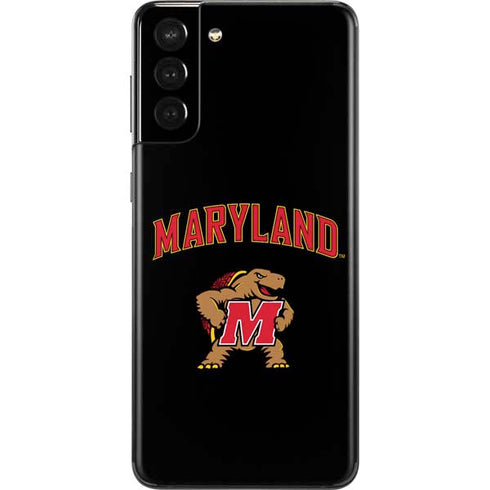 University of Maryland Collegiate Text Galaxy S21 Plus 5G Skin