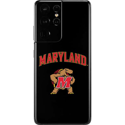 University of Maryland Collegiate Text Galaxy S21 Ultra 5G Skin