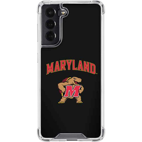 University of Maryland Collegiate Text Galaxy S22 Clear Case